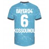 Bayer Leverkusen Odilon Kossounou #6 3rd Trikot 2023-24 Kurzarm